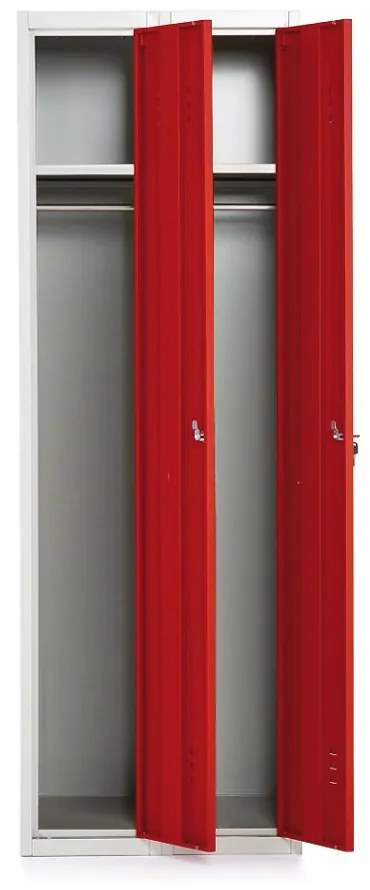 Dulap metalic, 60 x 50 x 180 cm, roșu - ral 3000