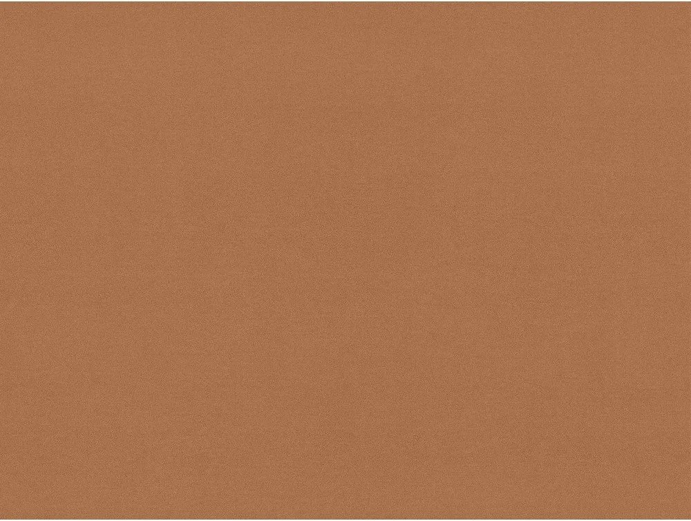 Pat matrimonial portocaliu tapițat cu somieră 160x200 cm Aveline – Micadoni