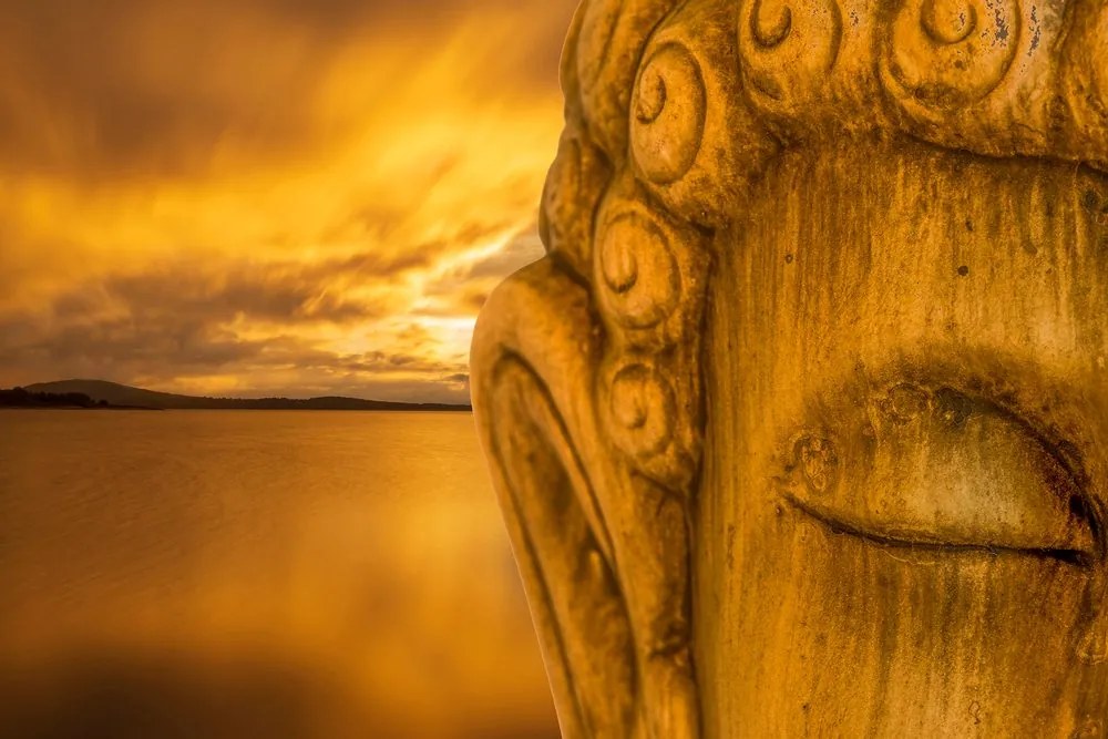 Tablou detaliu Budha