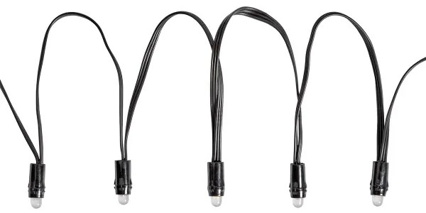 Nedis WIFILP01C48 - LED RGB șir exterior Crăciun 48xLED 13,8m IP65 Wi-Fi Tuya