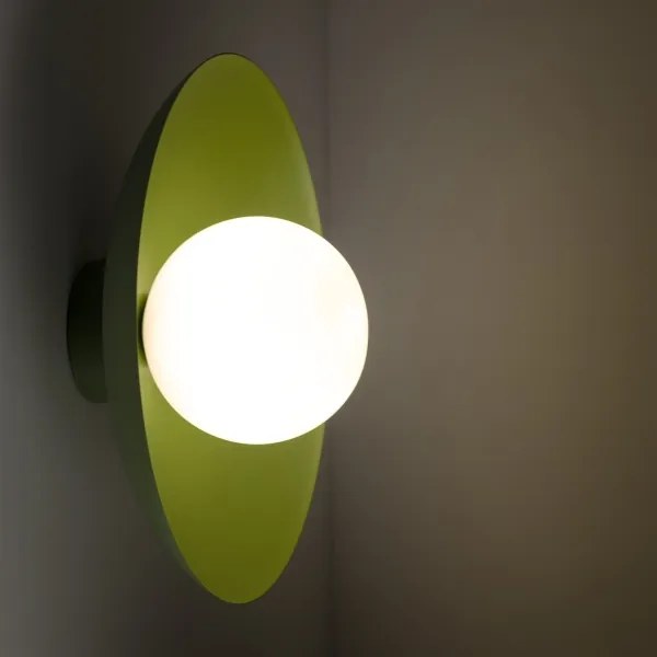 Aplică SLATE 1xG9/8W/230V d. 28 cm verde