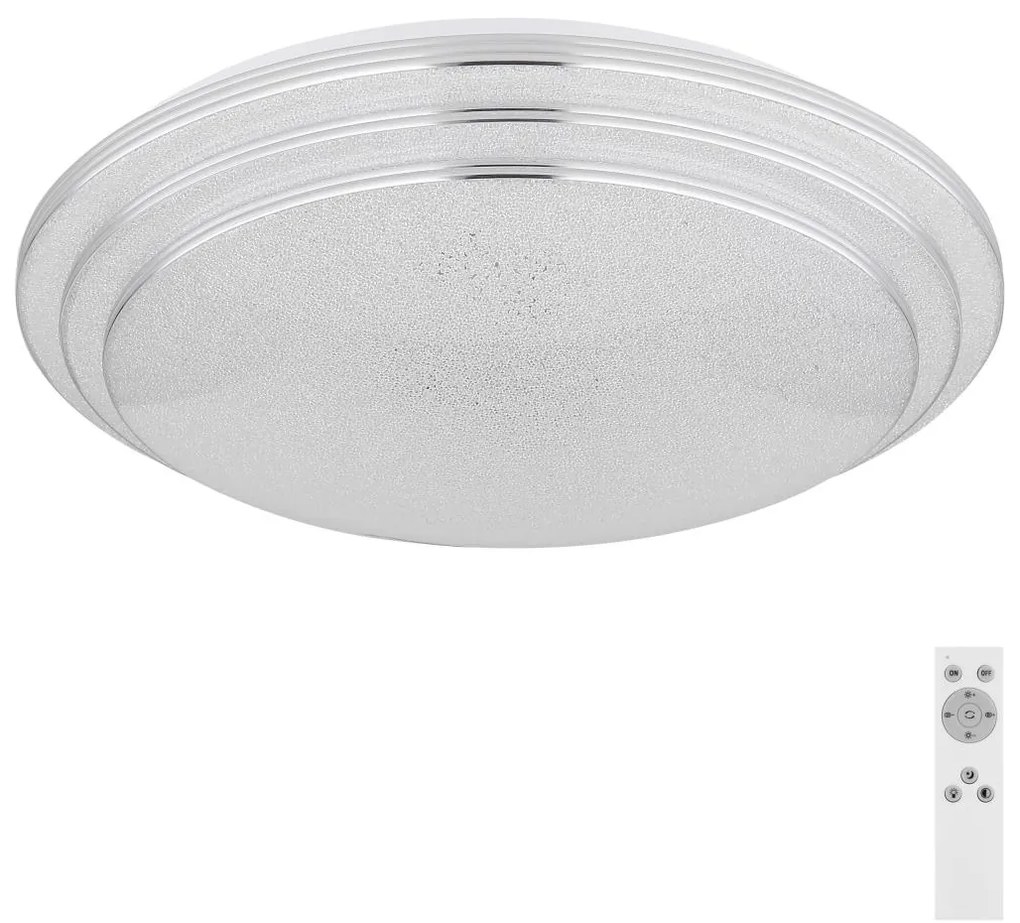 Plafonieră LED dimabilă Globo 48419-18 ALEY LED/18W/230V + telecomandă