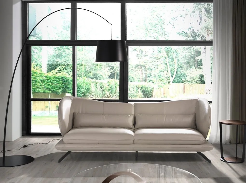 Lampa arcuita de podea eleganta design minimalist Black