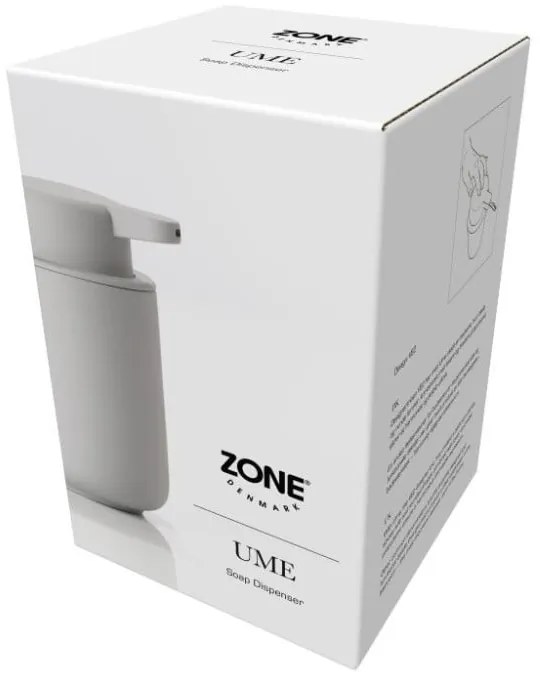 Dozator / dispenser săpun lichid Zone Soft Grey, 250 ml, gri deschis
