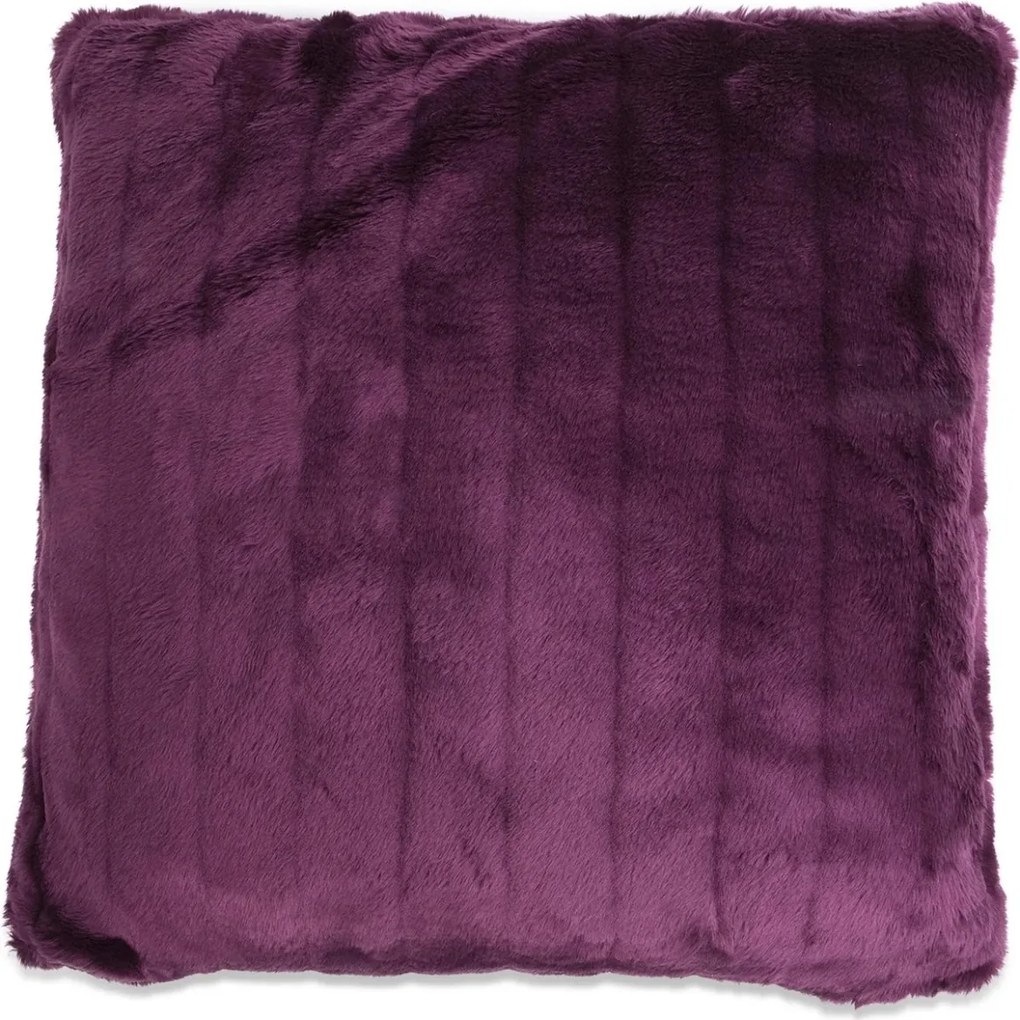 Husa decorativa pentru perna FAUX FUR 50x50 cm, violet