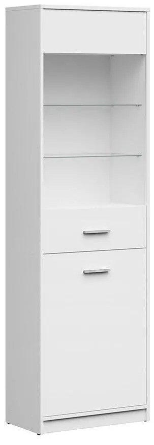 Vitrină Nepo Plus 23 (alb) . 1098364