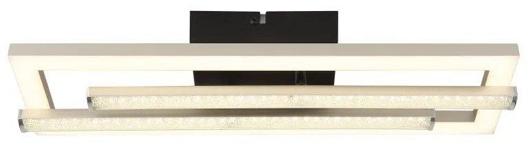 Plafoniera LED design HIGHWAY negru/nickel