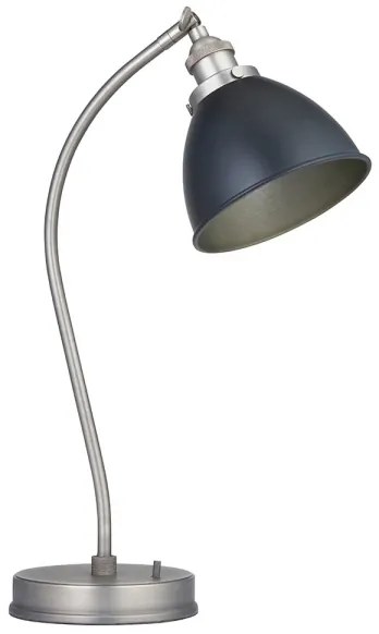 Lampă de masă FRANKLIN Endon 98752 1xE14/7W/230V crom mat/antracit