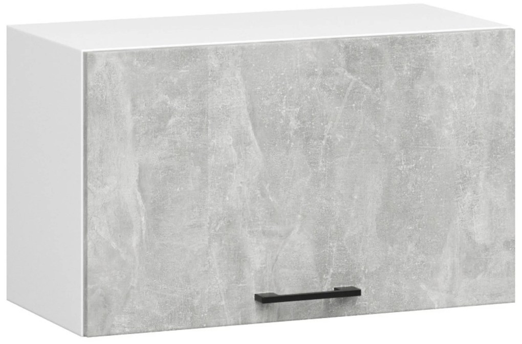 Set de bucătărie 180 cm Ozara (beton + Alb). 1071277