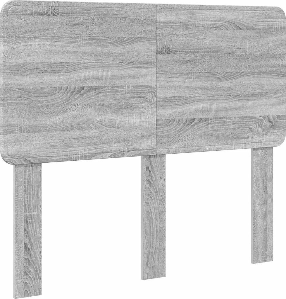 vidaXL Tăblie cap Gri Sonoma 135 cm Lemn compozit