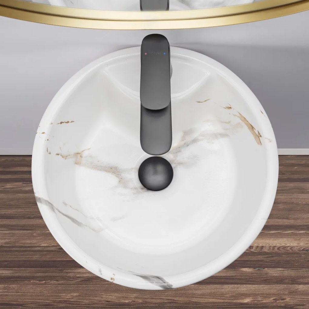 Lavoar Blanka freestanding marmura - H84 cm