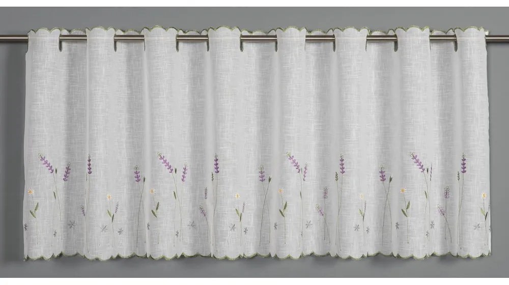Perdea albă 135x45 cm Lavender – Sehlbach