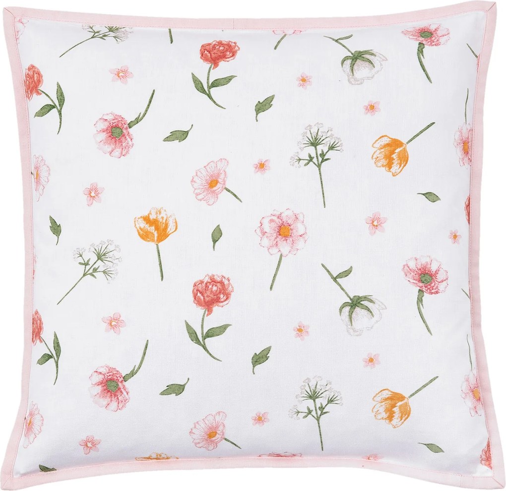 Fata de perna bumbac Flowers 40*40 cm
