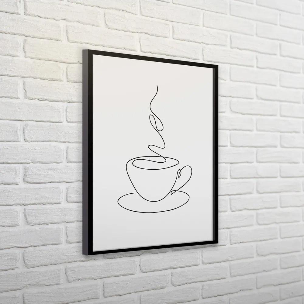 Poster cu ramă 30x40 cm Linear Coffee – Styler