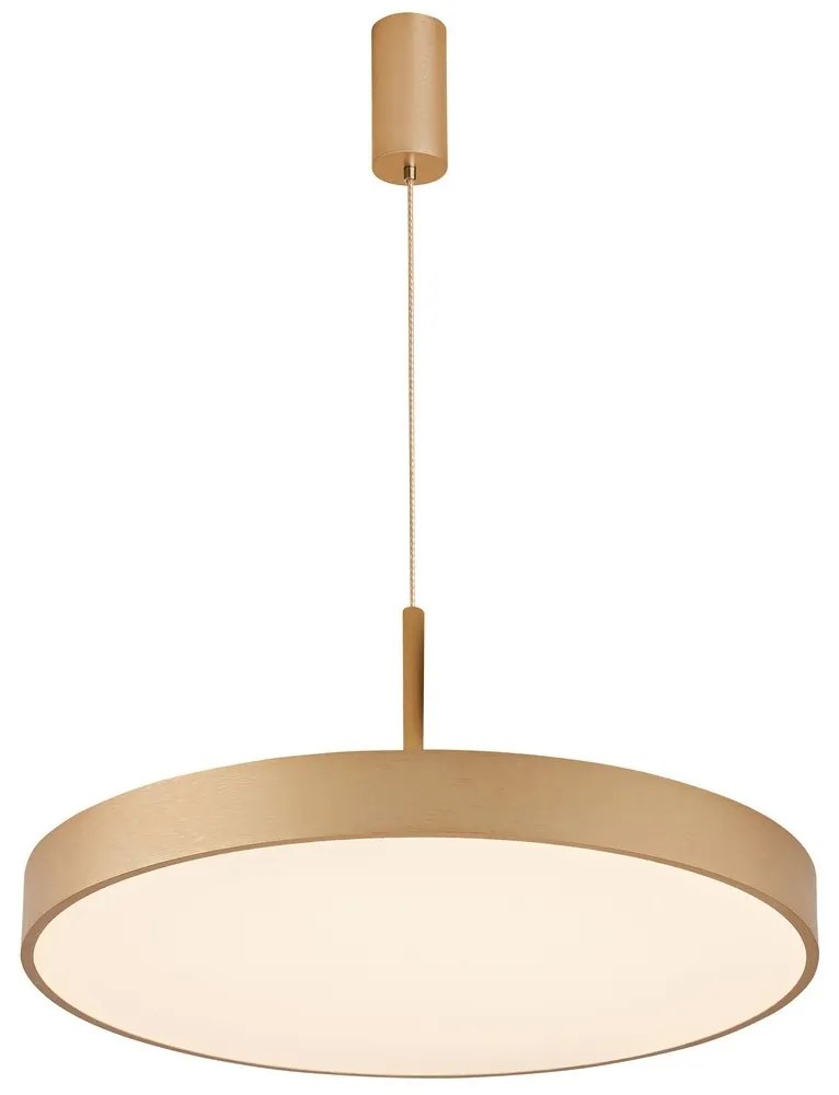 Azzardo AZ5089 - Lustră LED dimabilă pe cablu MARCELLO LED/30W/230V auriu + + telecomandă