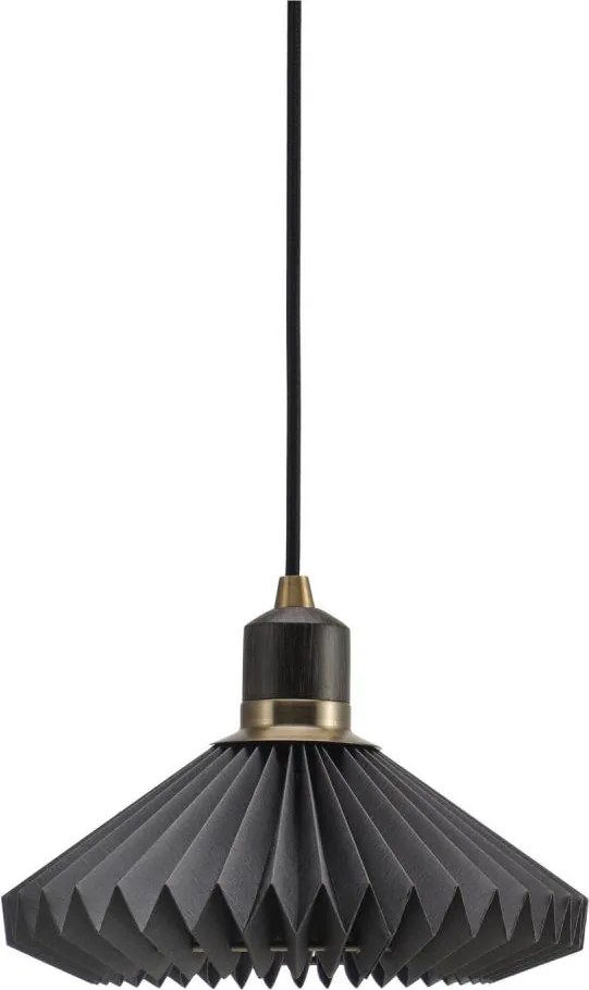 Halo Design 744084 - Lustră suspendată pe cablu PARIS 1xG9/28W/230V Ø 24 cm negru/alamă/stejar