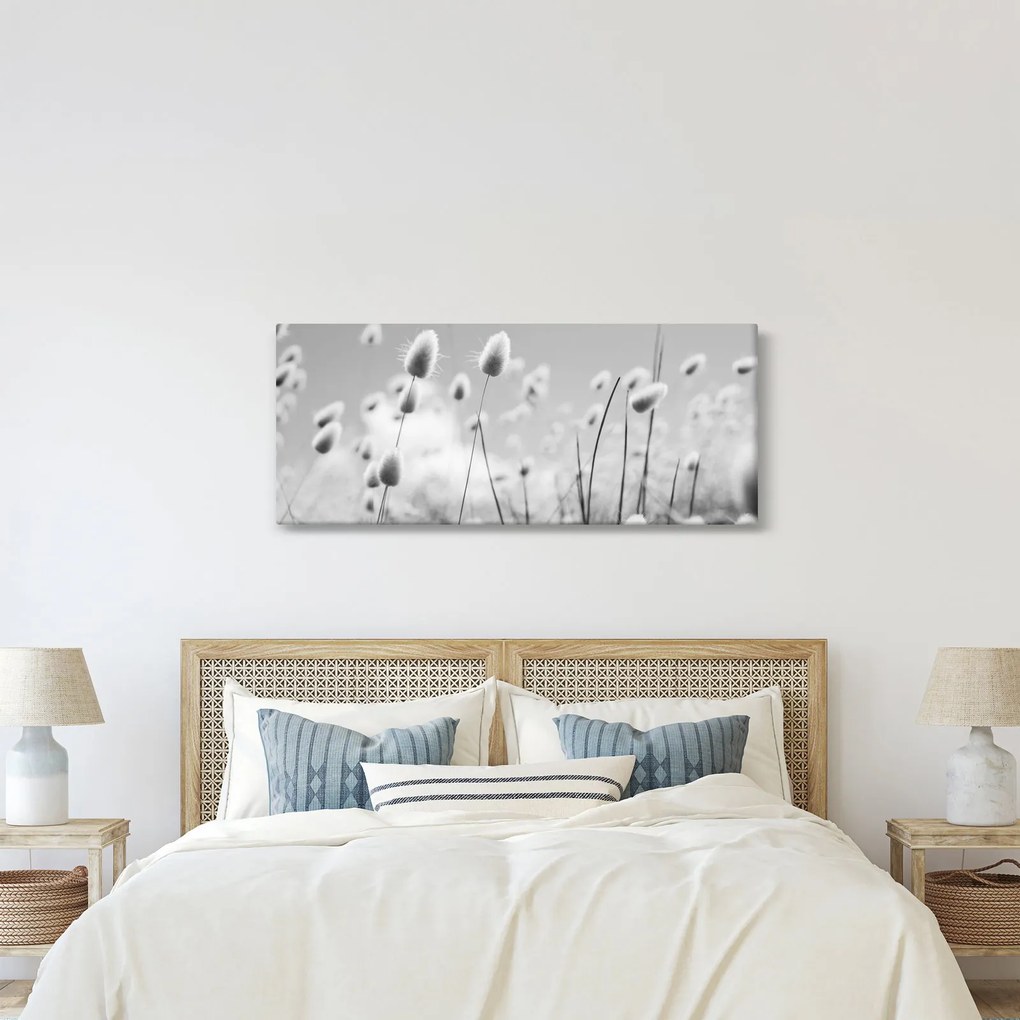 Tablou - Boho iepuraș coadă de iarbă (120x50 cm)