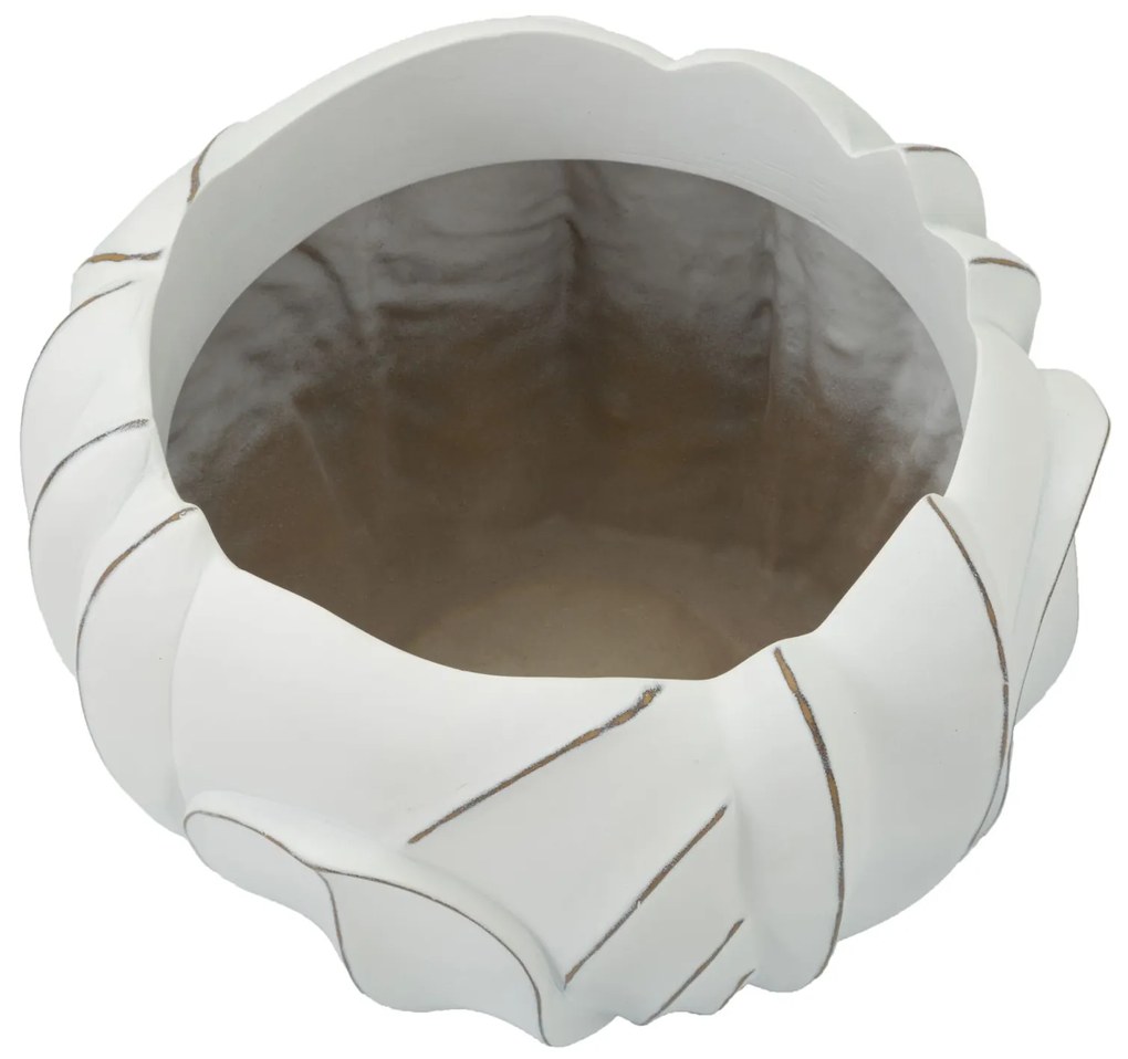 Mauro Ferretti Cachepot Gardy, Dimensiuni: Ø 34,5X23,5 cm. | Aosom Romania