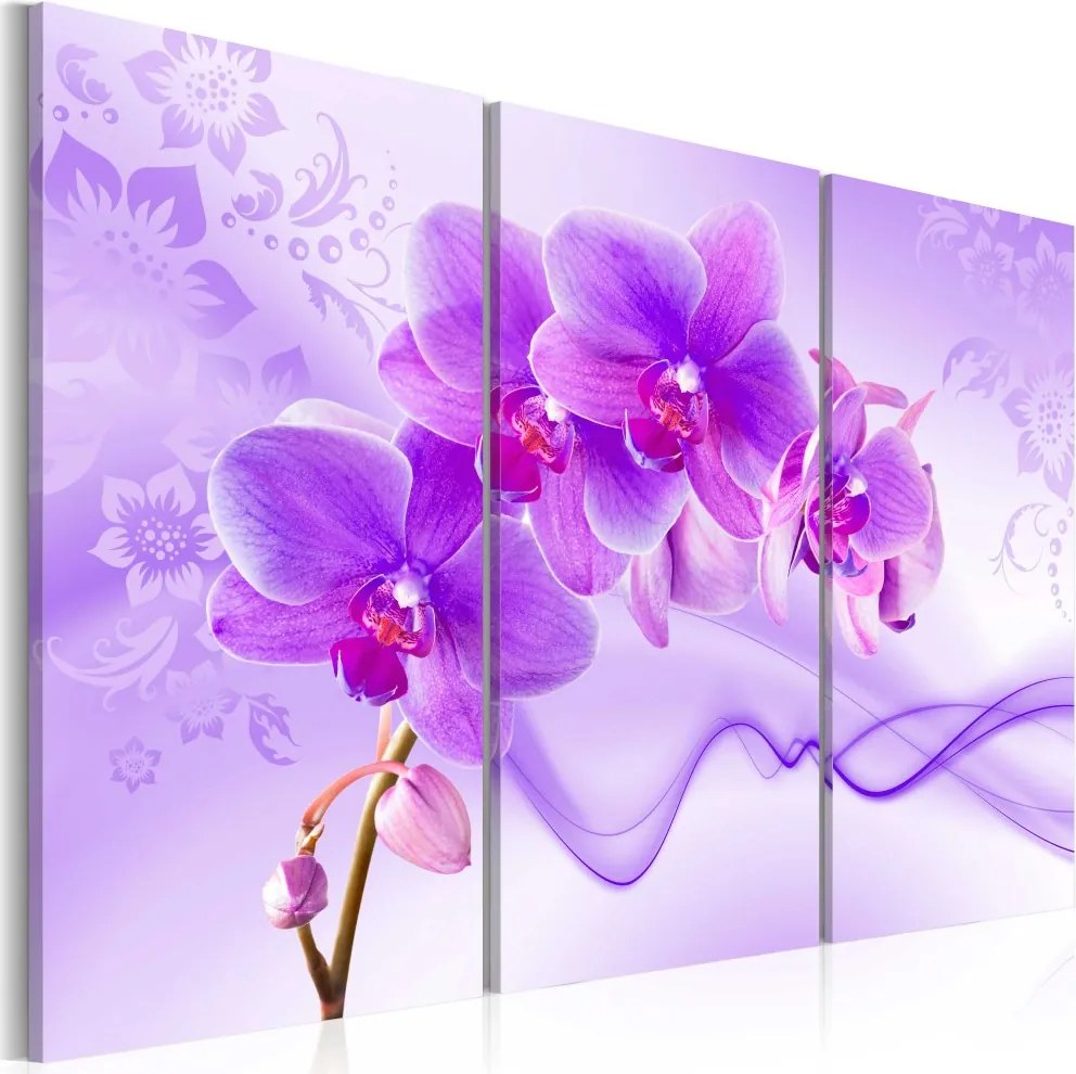 Tablou Bimago - Ethereal orchid - violet 60x40 cm