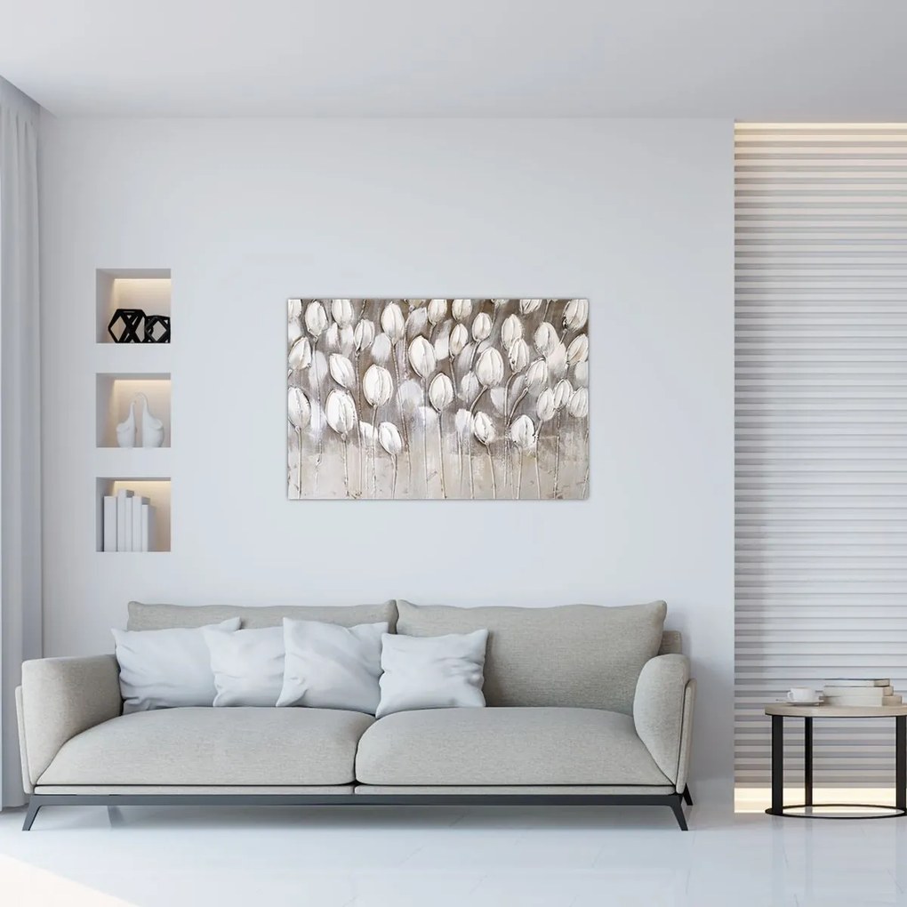 Tablou - Lalele structurate (90x60 cm)