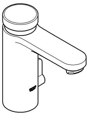 GROHE 36317000 - Baterie pentru lavoar cu închidere automată EUROSMART COSMOPOLITAN T, crom