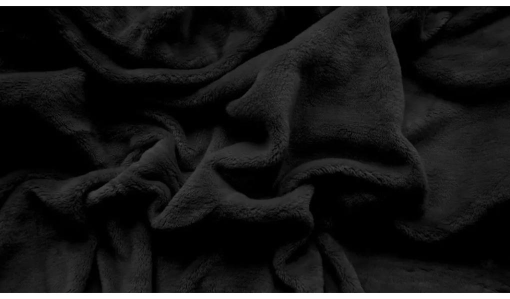 Cearsaf Cocolino microplus cu elastic SOFT 90x200 cm negru