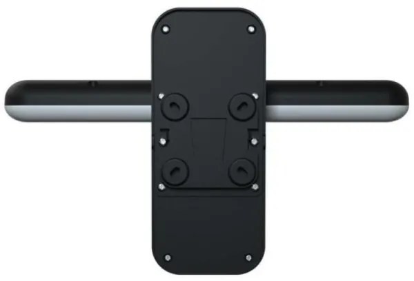 LED lampă solară de perete cu senzor, 15W, 3,2V, 4000K/6000K, IP65, negru