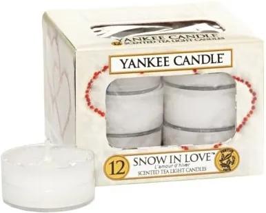 Yankee Candle albe parfumate lumanari de ceai Snow In Love
