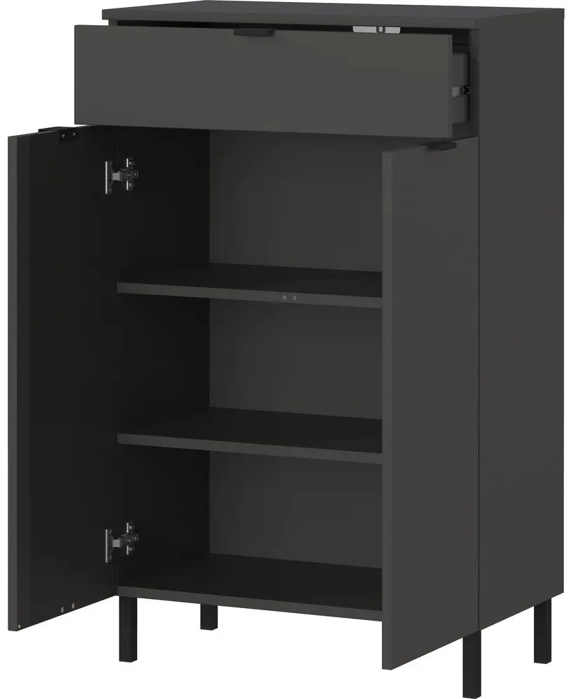 Set mobilă de baie gri antracit Arcena – Germania