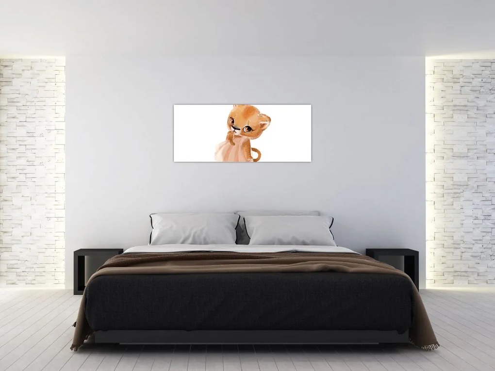 Tablou - Animăluț în acuarelă N⁰6 (120x50 cm)
