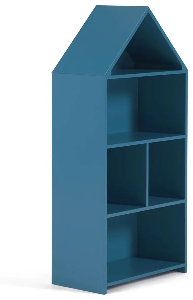 Bibliotecă pentru copii Kave Home Celeste, 50 x 105 cm, albastru