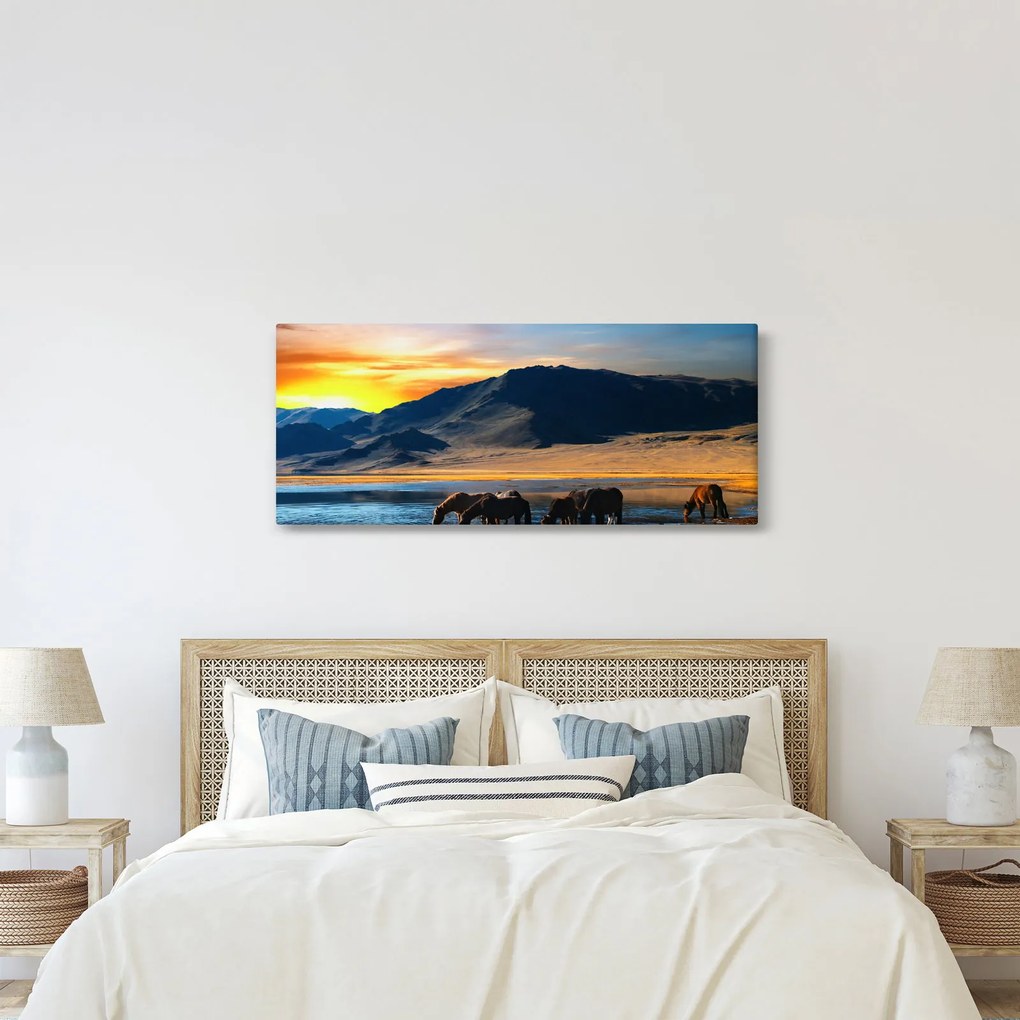 Tablou - Alimentarea cu energie electrică (120x50 cm)