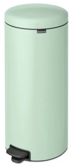 Cos de gunoi cu pedala Brabantia NewIcon 1008851, 30 L, Inchidere usoara, Baza antiderapanta, Verde deschis