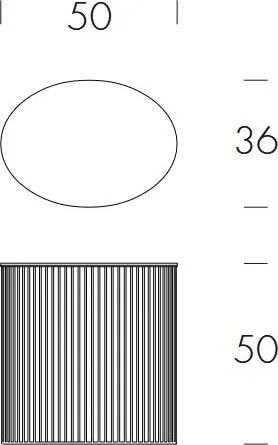 Masuta Auxiliara Design LUX, Andra 50cm