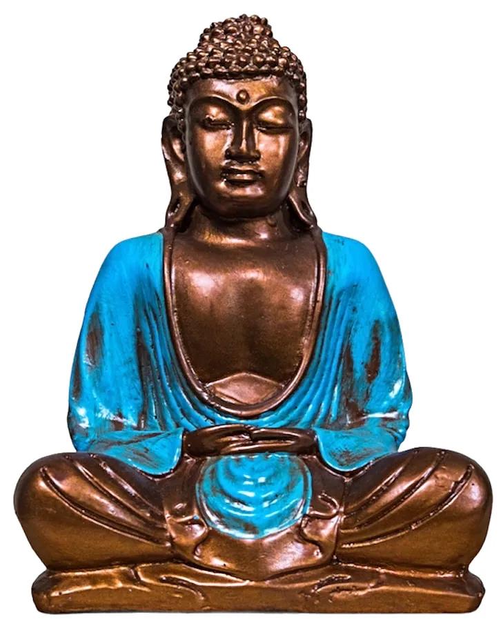 Statueta Golden Meditating Buddha, M