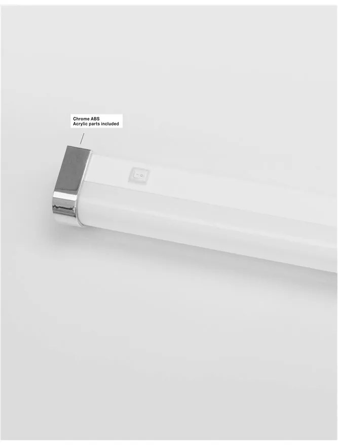 Aplica LED pentru baie cu protectie IP44 NOOR, L-60cm NVL-9600461
