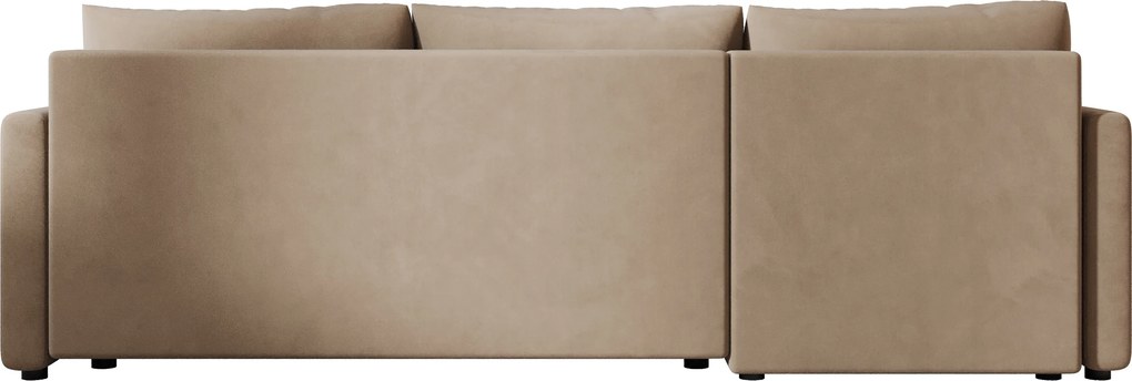 Coltar extensibil VENORIA, bej, colt reversibil, 220x143 cm + 2 perne GRATUIT