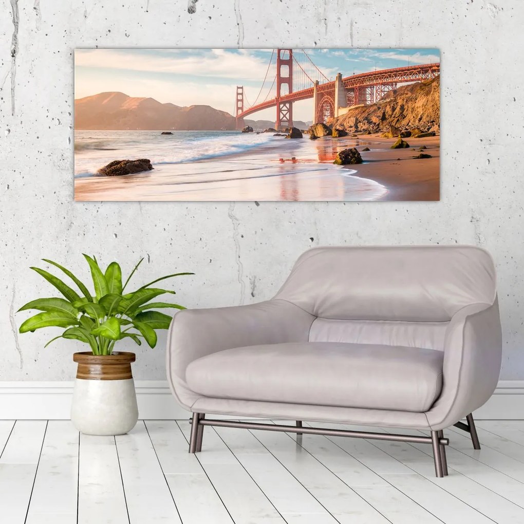 Tablou - Golden Gate Bridge (120x50 cm)