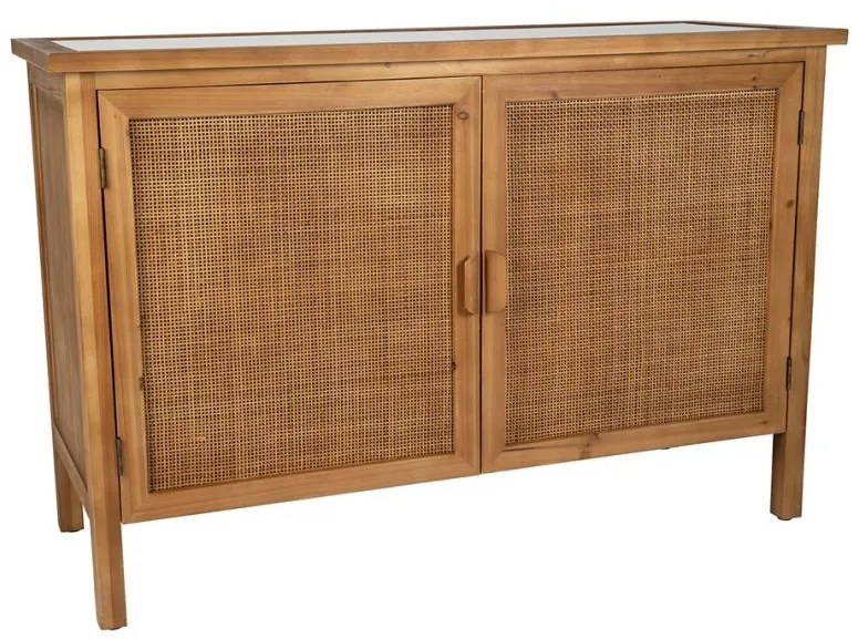 Consola din lemn de pin, aspect vintage, Firmin Dark