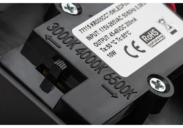 Aplică LED de exterior cu senzor Rabalux 77115 ZARAGOZA LED/9W/230V IP54 negru