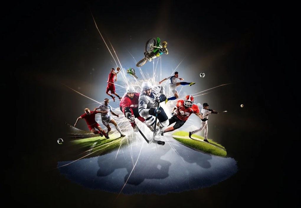 Fototapet - Sportivi (147x102 cm)