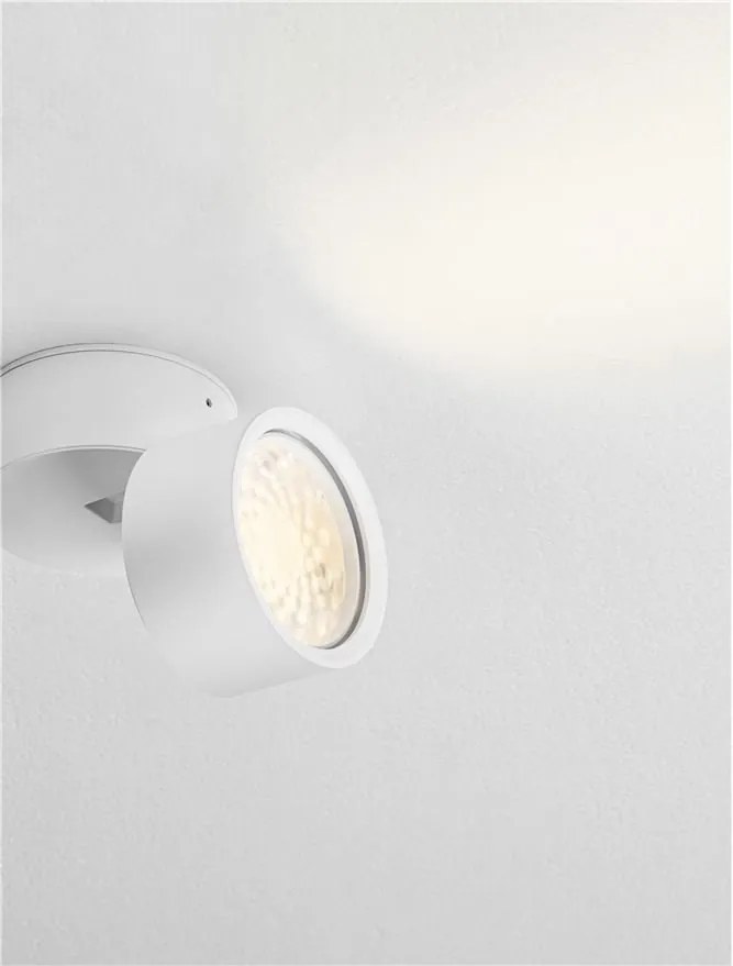 Spot LED aplicat directionabil diametru 8cm PULL alb, NVL-9030771