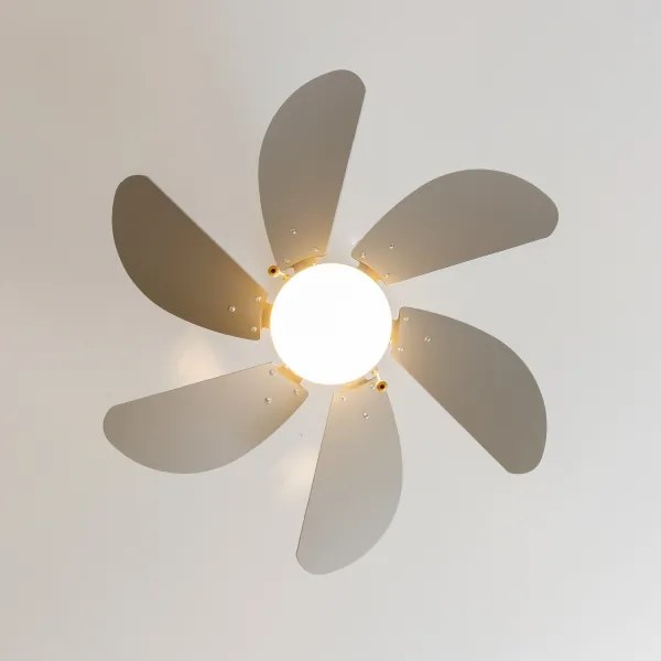 Ventilator de tavan ZEVENTI FAMARA 1xE14/60W/230V gri