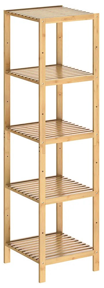 Deuba Raft din bambus - 140x33x33 cm