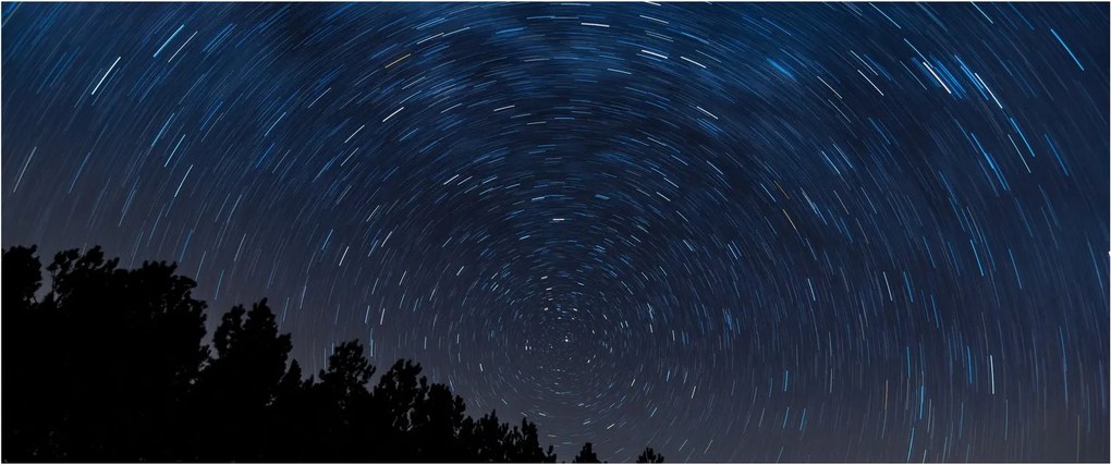 Tabloul cu cerul nocturn (120x50 cm)