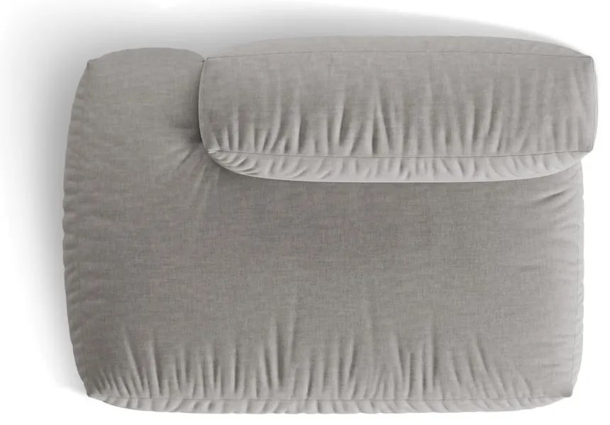 Modul pentru canapea modulară gri deschis (cu colț pe partea stângă ) Martina – Micadoni Home