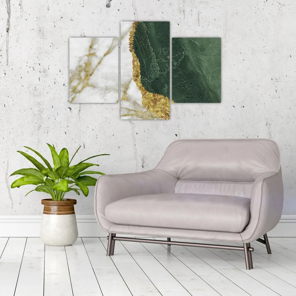 Tablou - Marmură verde N⁰3 (90x60 cm)
