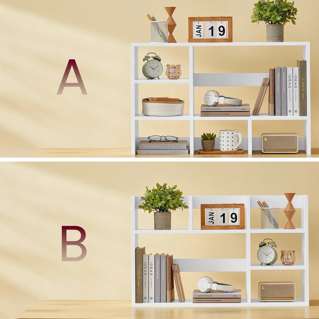 Raft pentru birou PRACTIC 80x50 cm, albă