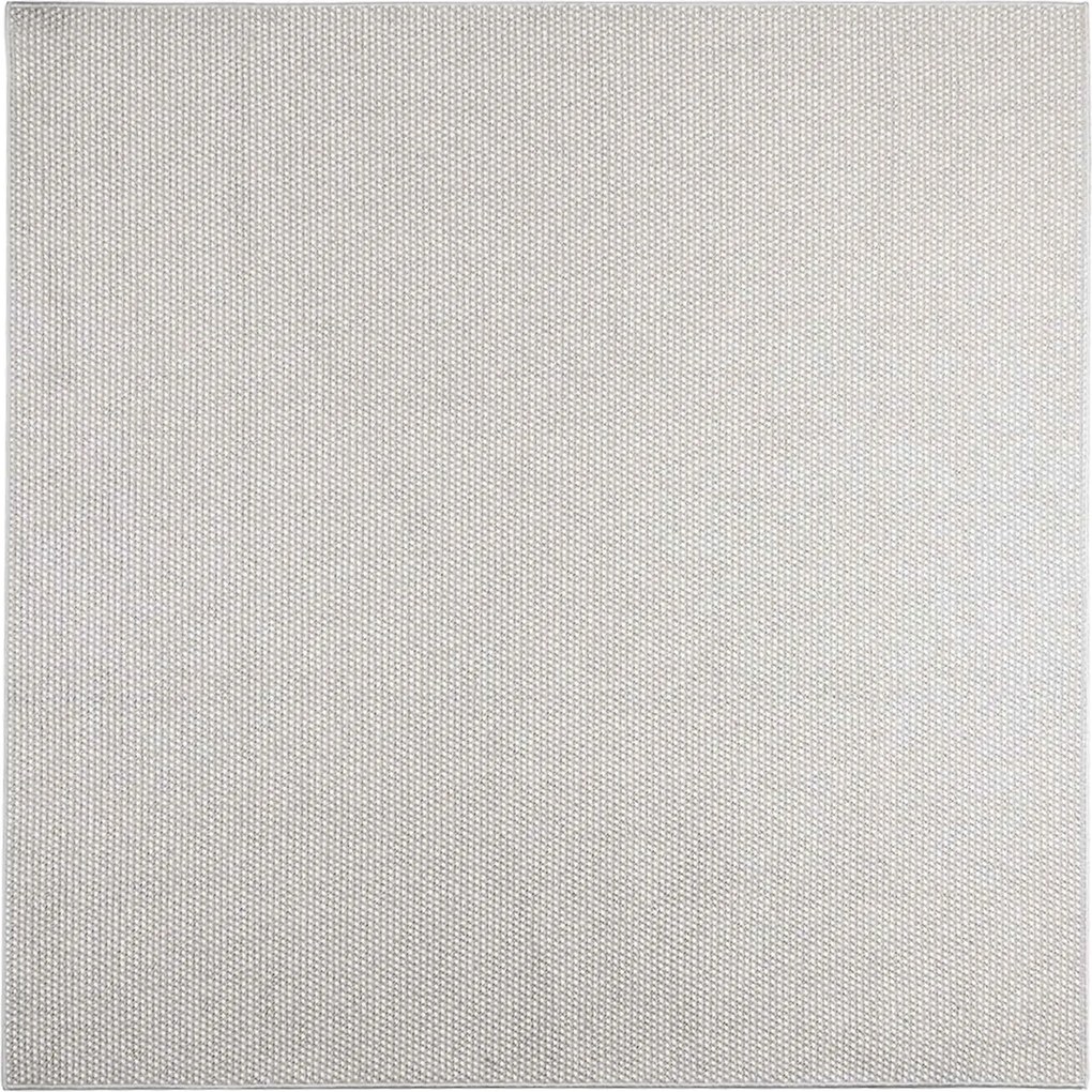 vidaXL Covoare de zonă Pătrat LUGO Crem și Gri 120 x 120 cm Poliester