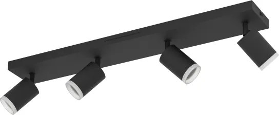 Eglo 901942 - Spot LED RGBW dimmabil MELITELLO-Z 4xLED/3,7W/230V negru